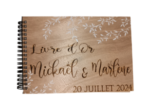 livre d'or mariage gravé